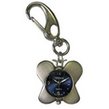 Dark Blue Butterfly Shape Key Chain Quartz Watch